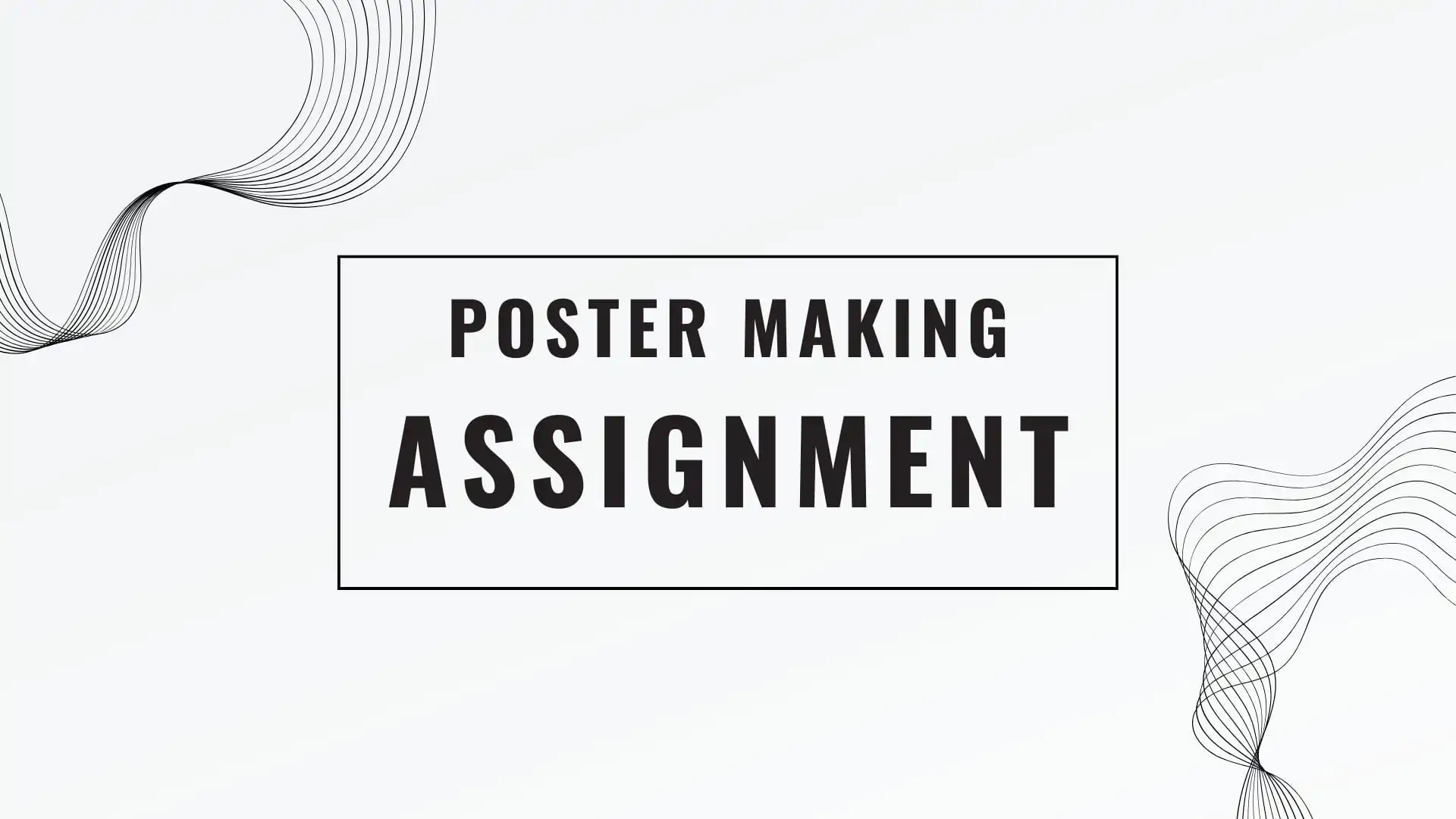 POSTER MAKING ASSIGNMENT HELP