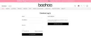 Figure 7: Boohoo checkout page